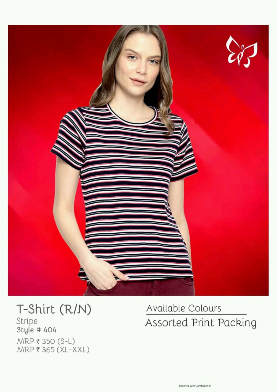 Buy Lyra Women's Printed Round Neck Regular Fit Cotton T-Shirt at