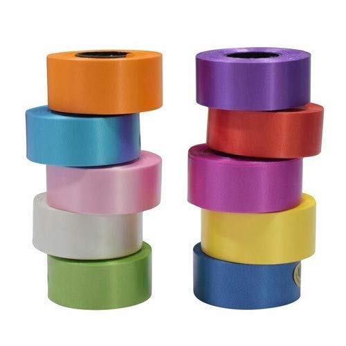 Plastic Curling Ribbon for Party Decoration (Width : 1 inch) Assorted.