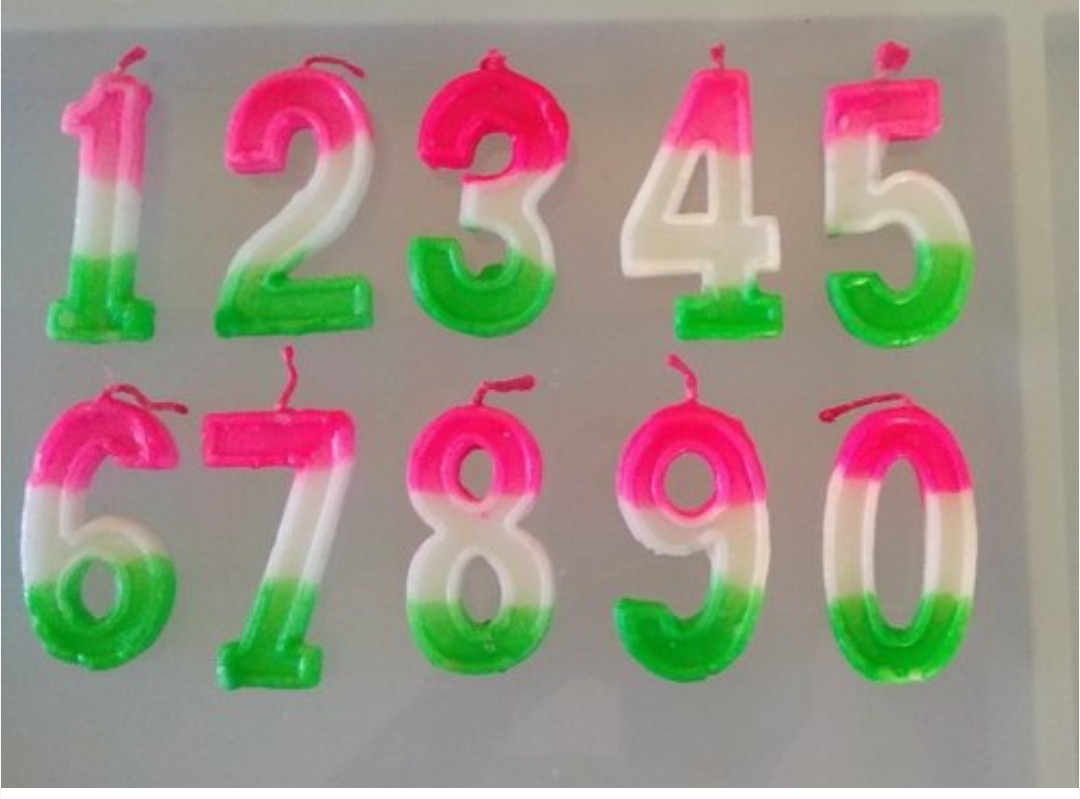 Birthday Number Candle - Select Candle number and add to cart