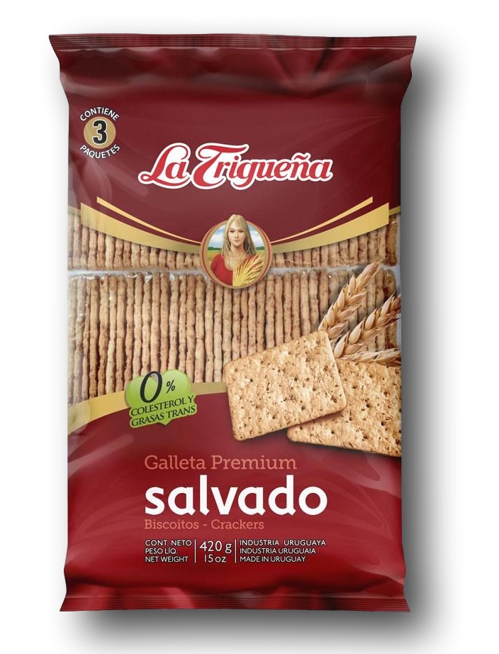 Galletitas La Trigueña Salvado 22 x 420 g
