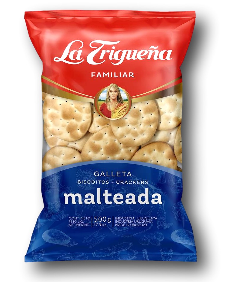 Galletitas La Trigueña Malteada 16 x 500 g
