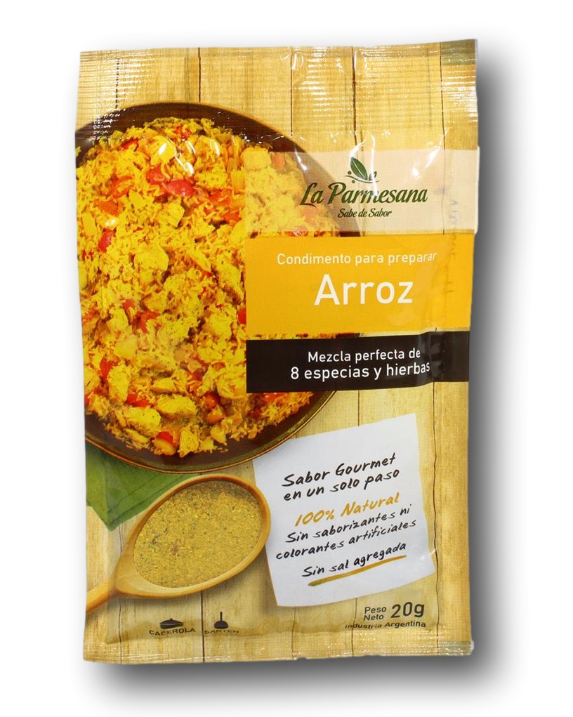 Condimento para arroz La Parmesana 30 x 20 g