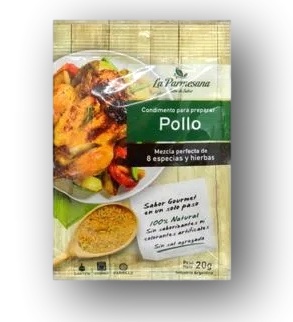 Condimento para pollo La Parmesana 30 x 20 g