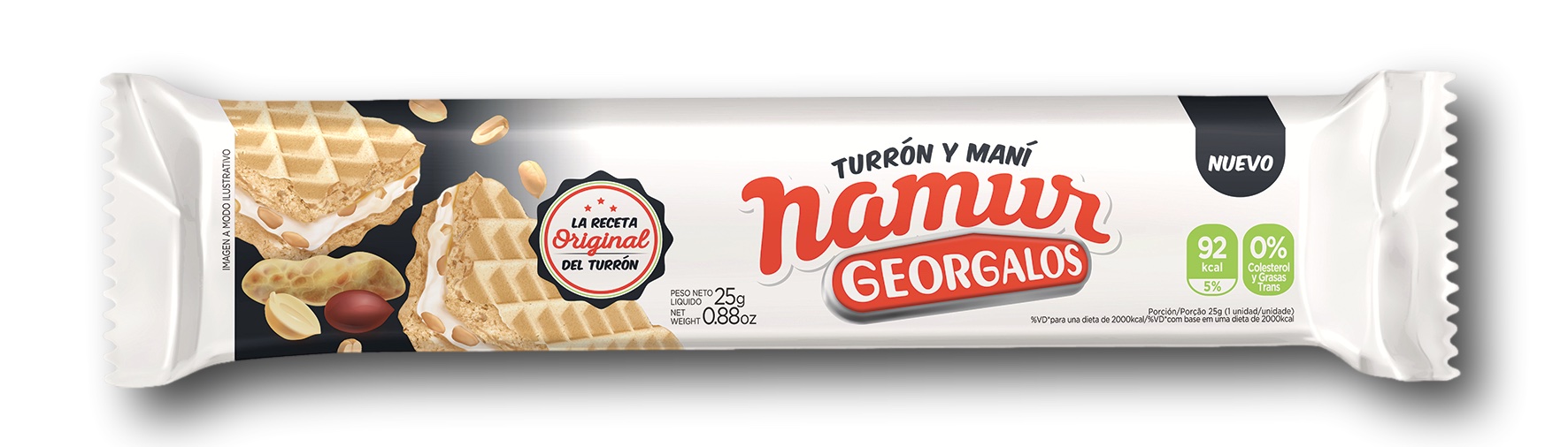 Turron de mani Namur 50 x 25 g