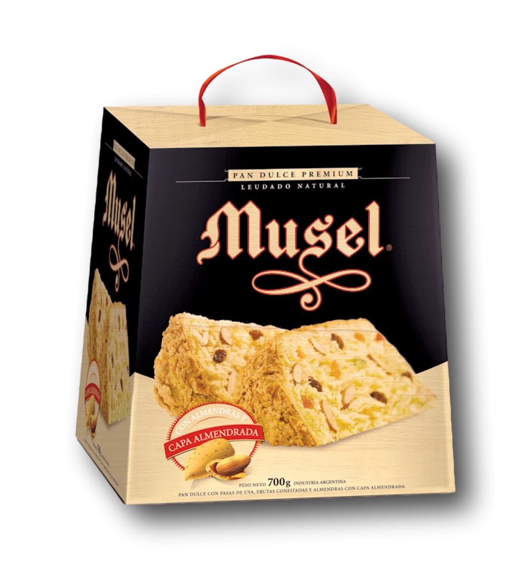 Pan Dulce Musel con Almendras 6 x 700 g