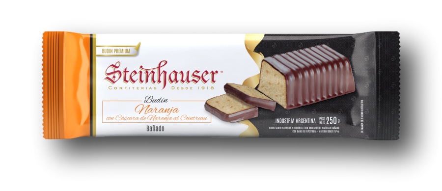 Budin Steinhauser Naranja Bañado 12 x 250 g