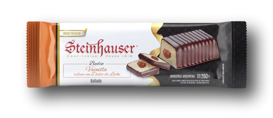 Budin Steinhauser Vainilla Bañado 12 x 250 g