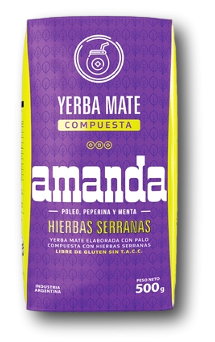 Yerba Mate Amanda Hierbas Serranas 10 x 500 g
