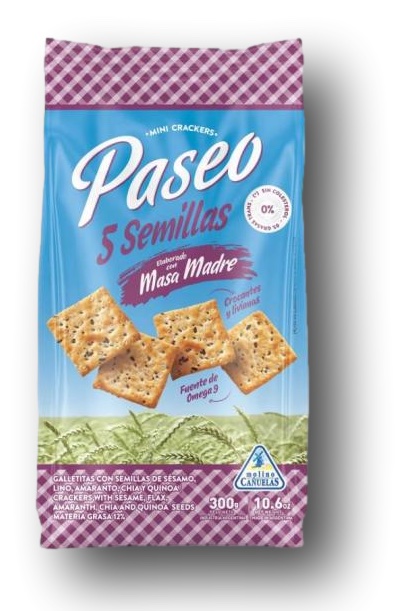 Galletitas Paseo Mini 5 Semillas 14 x 300 g