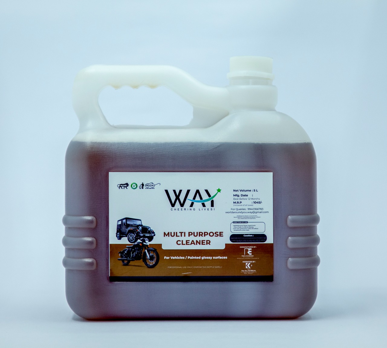 WAY MULTIPURPOSE CLEANER - 5 Litre