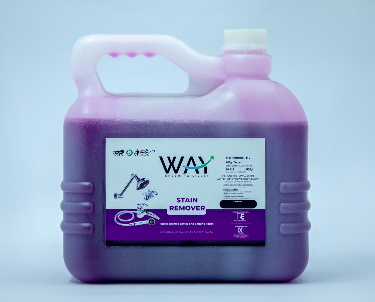 WAY STAIN REMOVER - 5 Litre