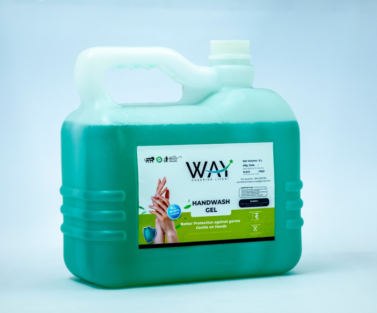 WAY HAND WASH GEL-5 Litre