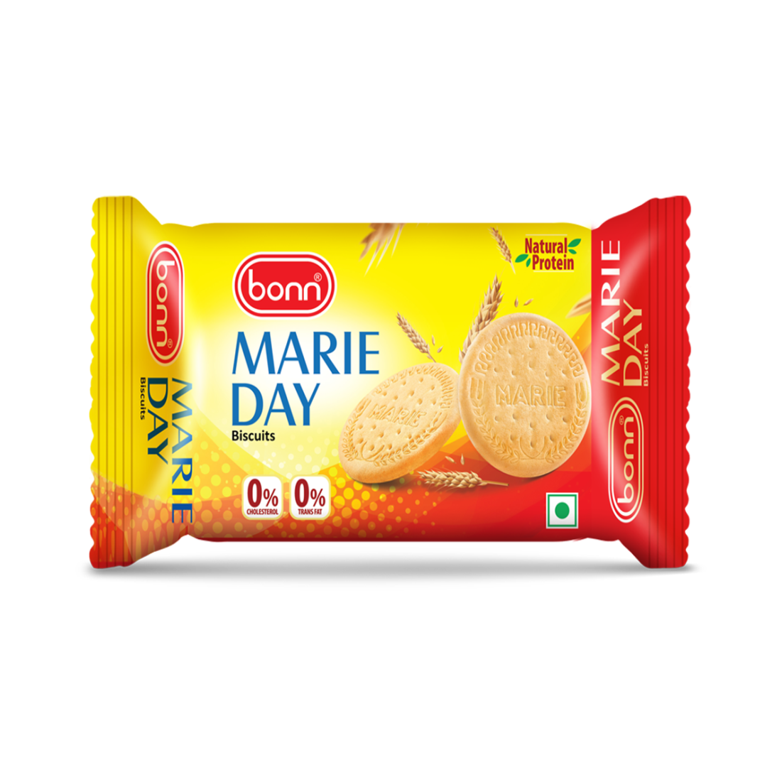 Bonn Marie Day Biscuits, Cholestrol Free, TransFat Free, Natural Protein, 80 g Pack