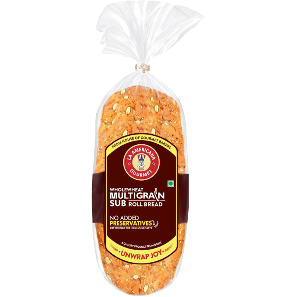 La Americana Wholewheat Multigrain Sub roll Bread 150 g
