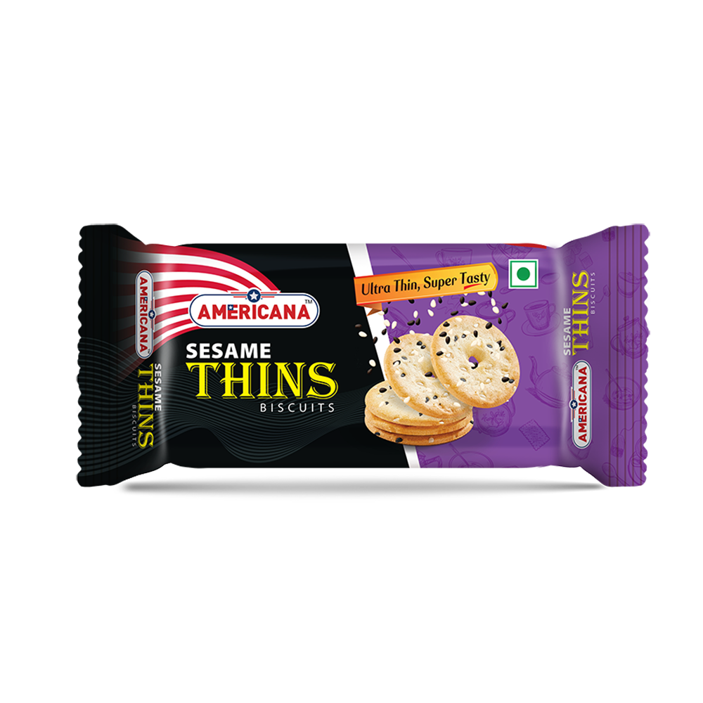 Americana Thins Biscuit Sesame
