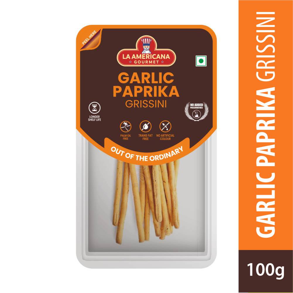 LA Americana Gourmet Garlic Paprika Grissini by Bonn