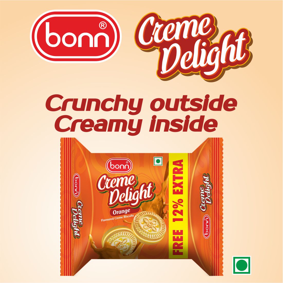 Bonn Crème Biscuits - Orange Flavor