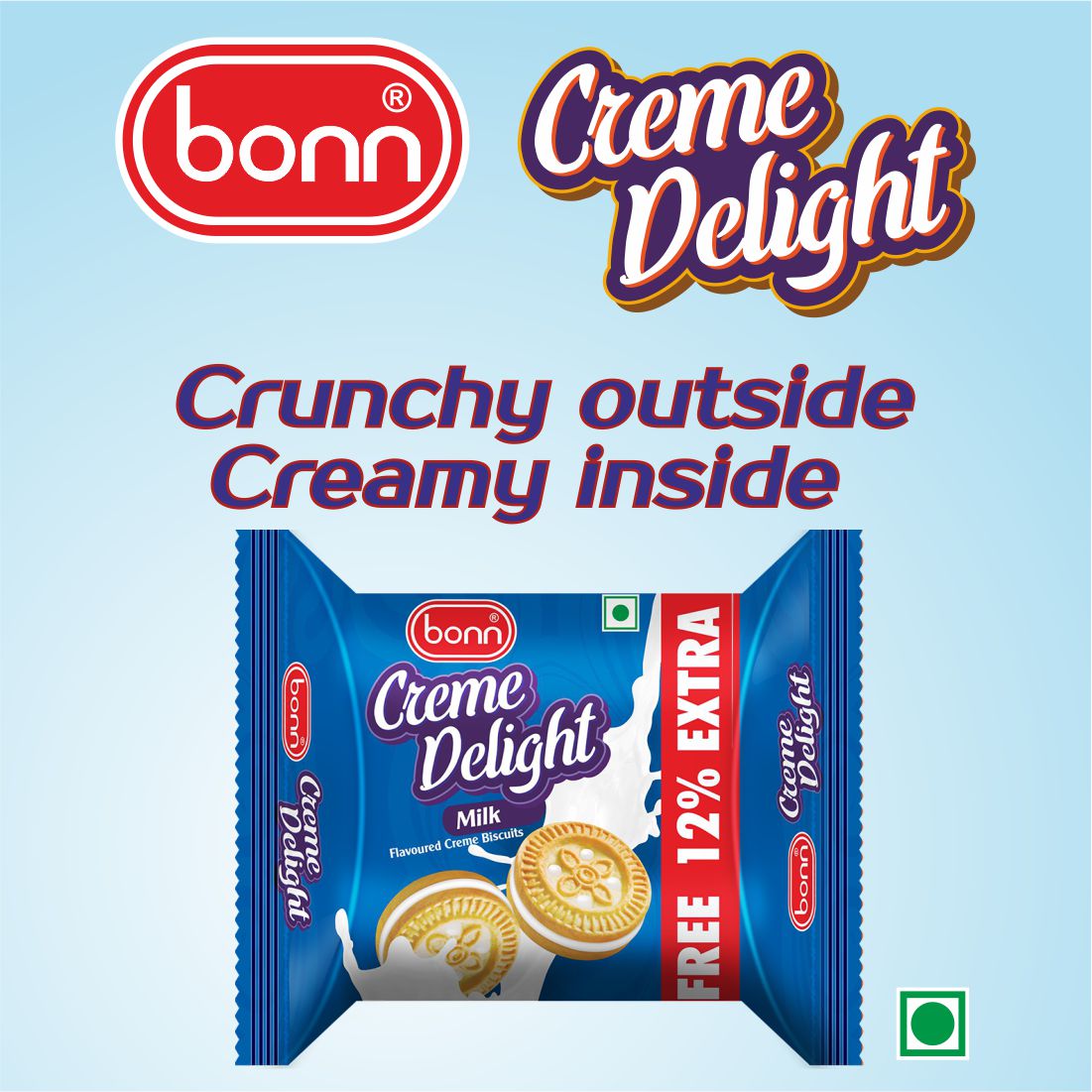 Bonn Crème Biscuits- Milk Flavor