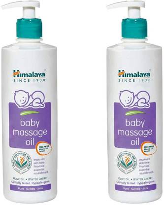 Himalaya BABY MASSAGE OIL 500 ML (PACK OF 2)  (1000 ml)