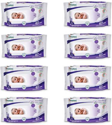 Himalaya SOOTHING BABY WIPES  (8 Wipes)