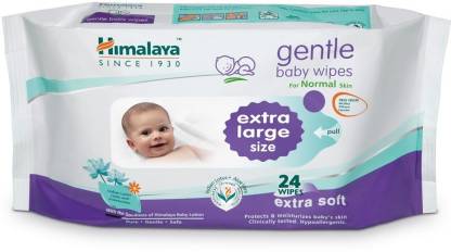 Himalaya Gentle Baby Wipes Xl  (24 Wipes)