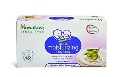 Himalaya Extra Moisturizing Baby Soap 6NX125G  (6 x 125 g)