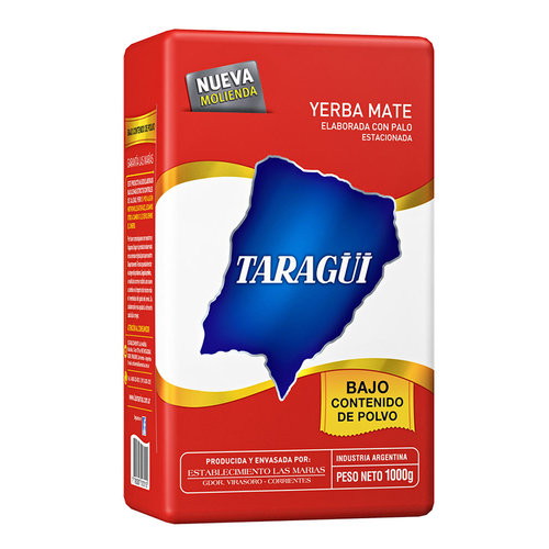 Taragui - Yerba Mate c/palo (roja) 10x1kg