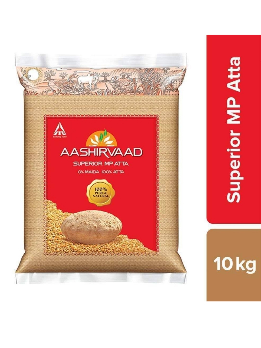 Aashirvaad Shudh Chakki Whole Wheat Atta 10kg