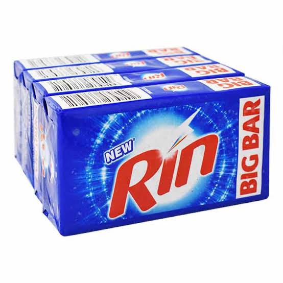 Rin Detergent Bar 250g (Pack of 4) 