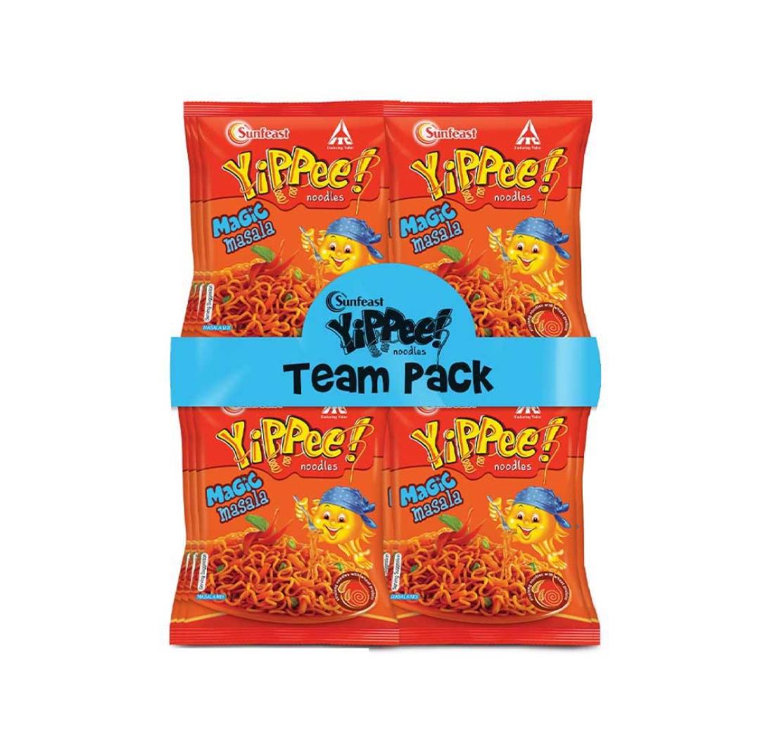 Sunfeast Yippee Magic Masala Noodles - Pack of 12