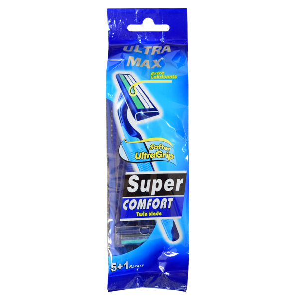 Super Max Disposable Razors Mens 2pk (AD-106) 36/cs