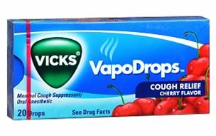 Vicks Cough Drop Cherry 20ct