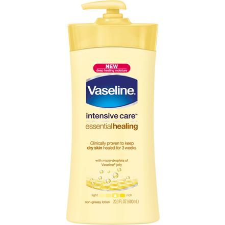 Vaseline Intensive Care Lotion Pump Essentail Healing 20oz/4