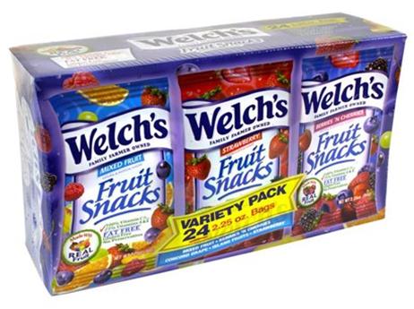 Welch's Fruit Snacks 2.25oz 48ct