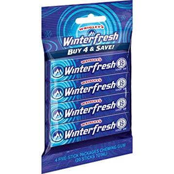 (office) Wrigley Gum 4PK/5CT Winter Fresh (10pk/4cs)