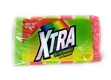 Xtra Scrubbing Sponges HD 6pk (48/cs)