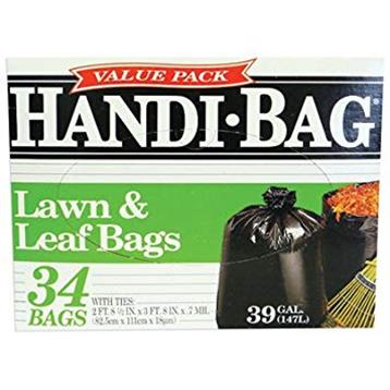 Handi Bag Lawn&Leaf 39Gal 34ct (6/cs) HAB6FL34