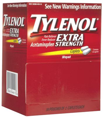 (Office) Medicine Tylenol Extra Strenghth 50/2S box price