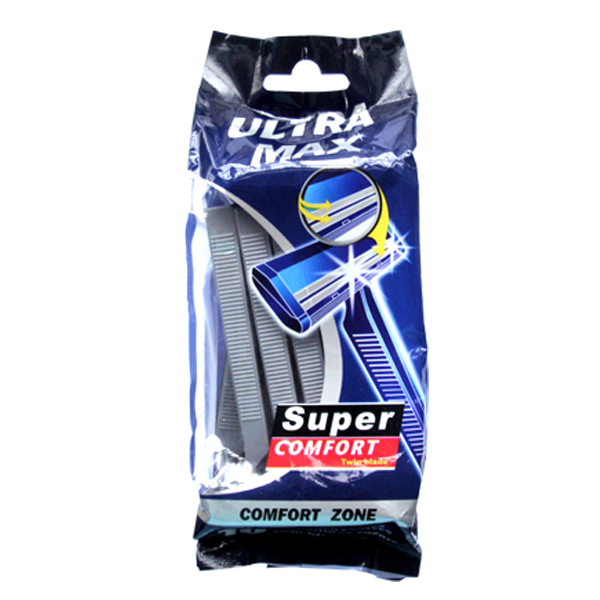 Ultra Max Razor Blue Twin Blade 10pk (36/144/cs) single pric