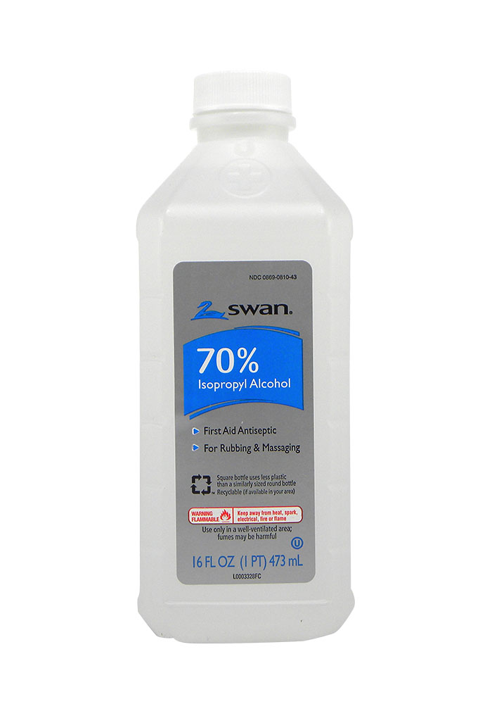 Swan 70% Rubbing Alcohol 16oz (12/cs)