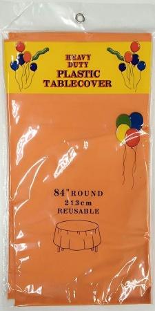 Round  Table Cover (72/cs) Orange