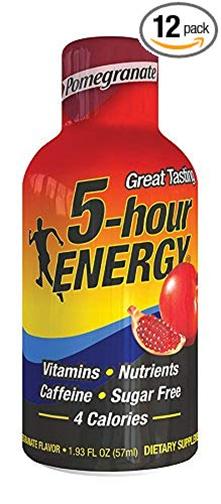 5 Hour Energy Drink Pomegrante 12s