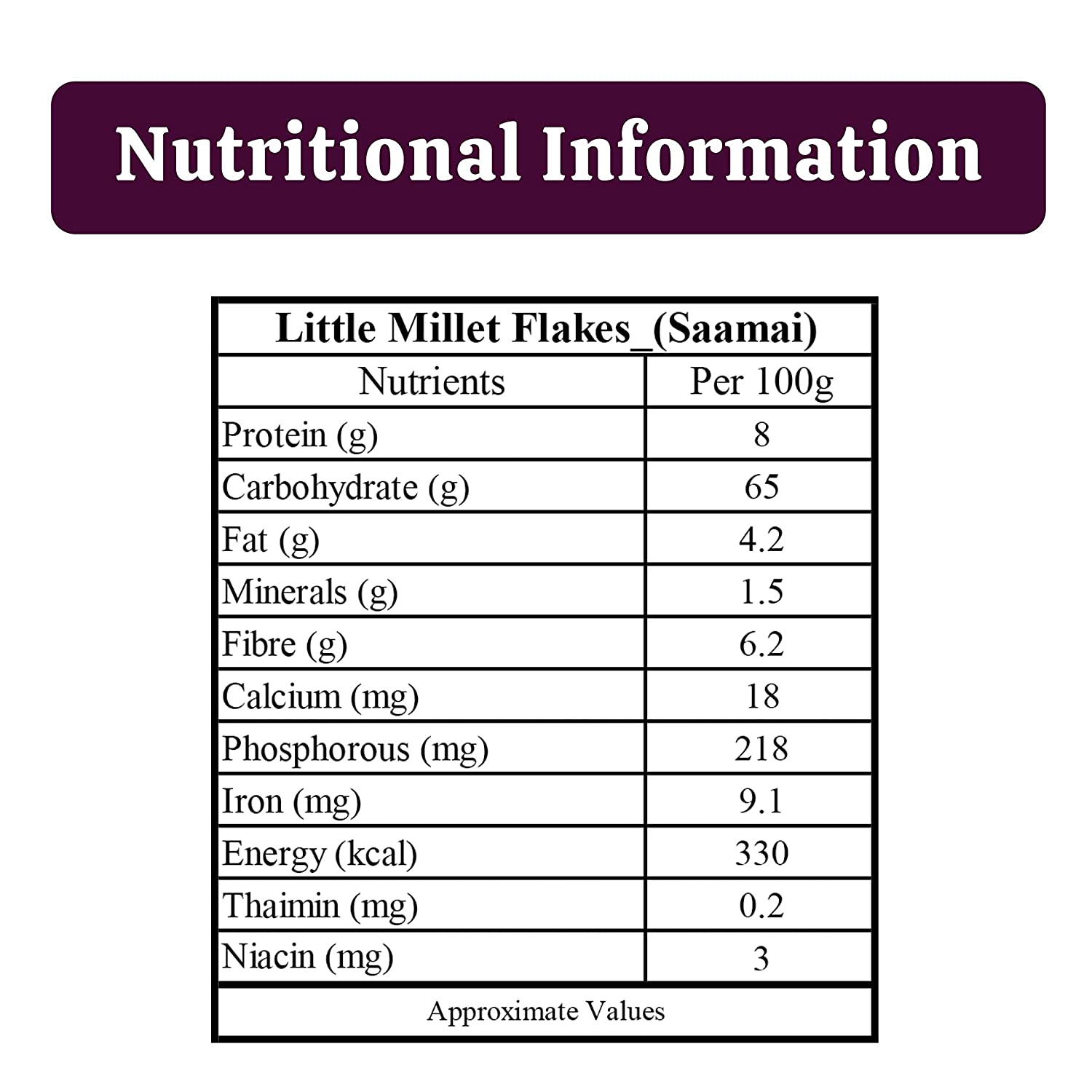 LITTLE MILLET FLAKES