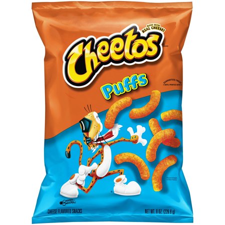 Cheetos Puff Cheese Flavored Snack, 8 Oz.