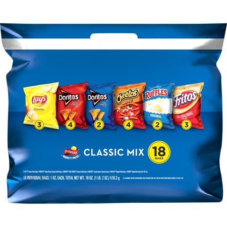 Frito-Lay Classic Mix Variety Pack, 18 Count