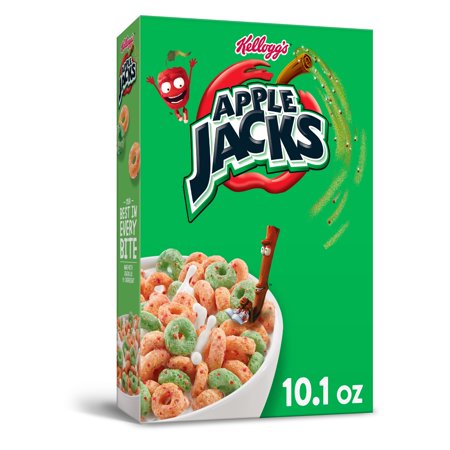 Kellogg's Apple Jacks, Breakfast Cereal, Original, 10.1 Oz