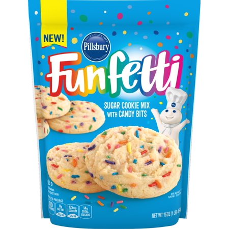 Pillsbury Funfetti Sugar Cookie Mix with Candy Bits, 16 oz