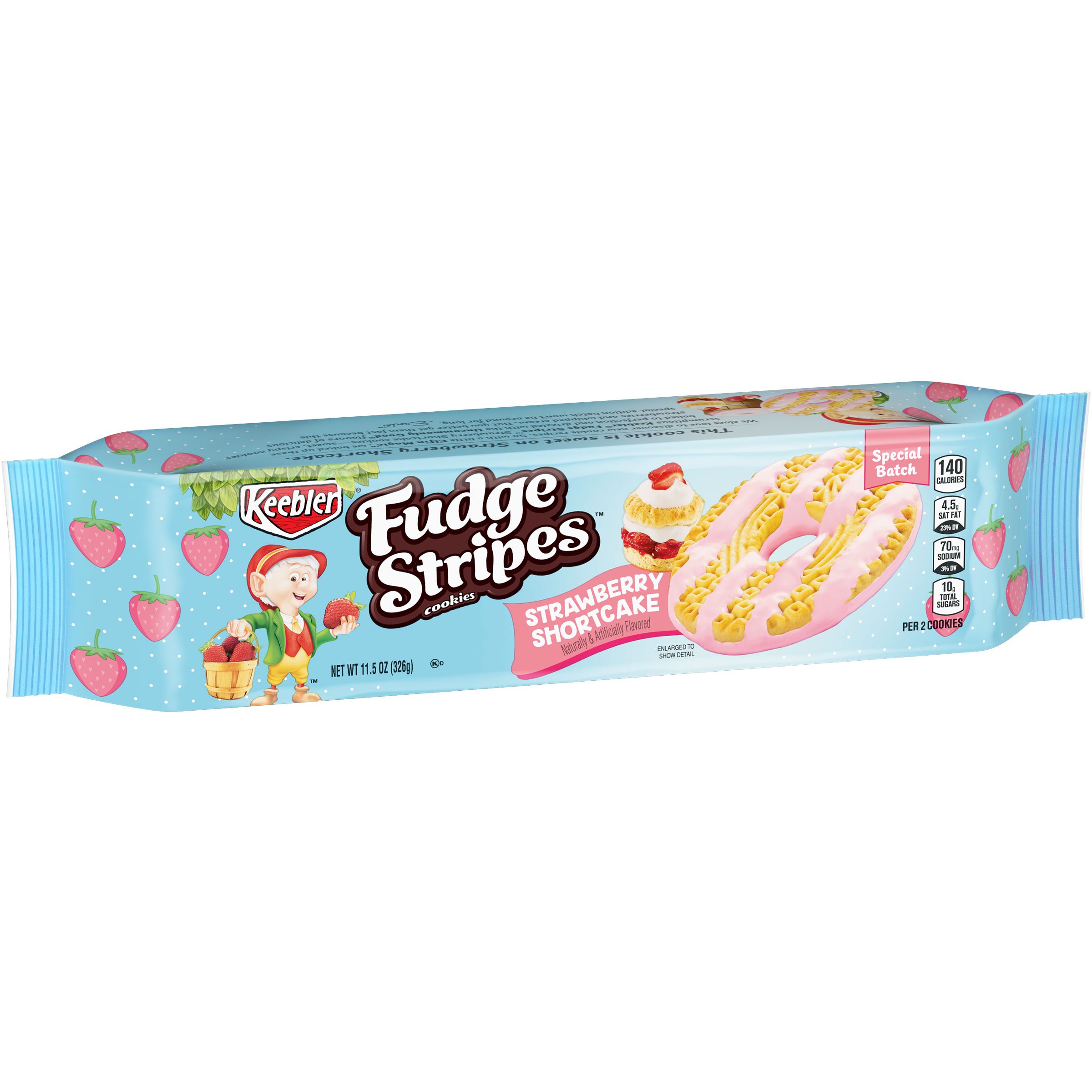 Keebler Fudge Stripes Strawberry Shortcake Cookies 11.5 oz