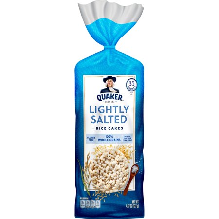 Quaker Rice Cakes, Lightly Salted, 4.47 Oz.