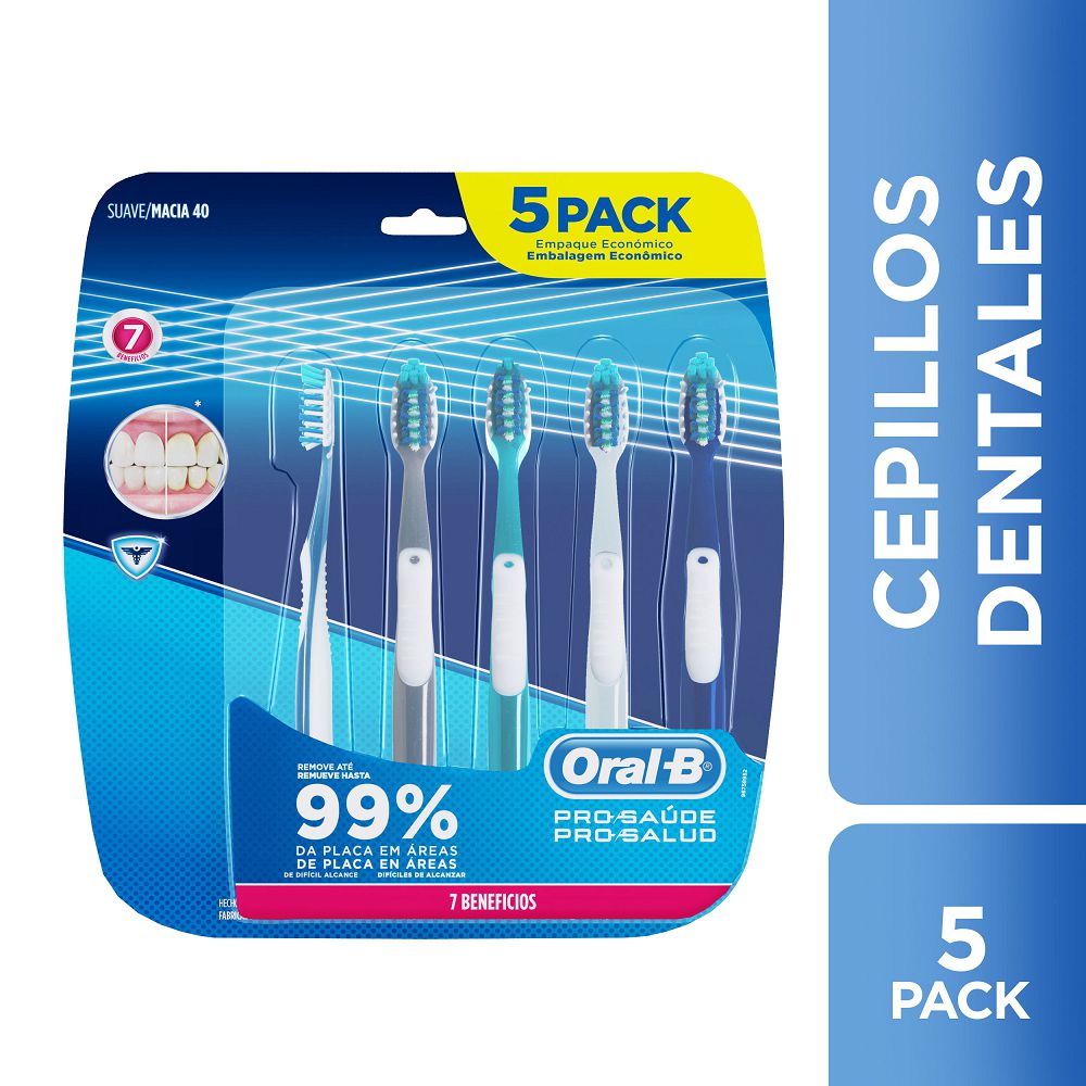 Oral-B Pro-Salud Toothbrushes 7 Benefits x 5 units